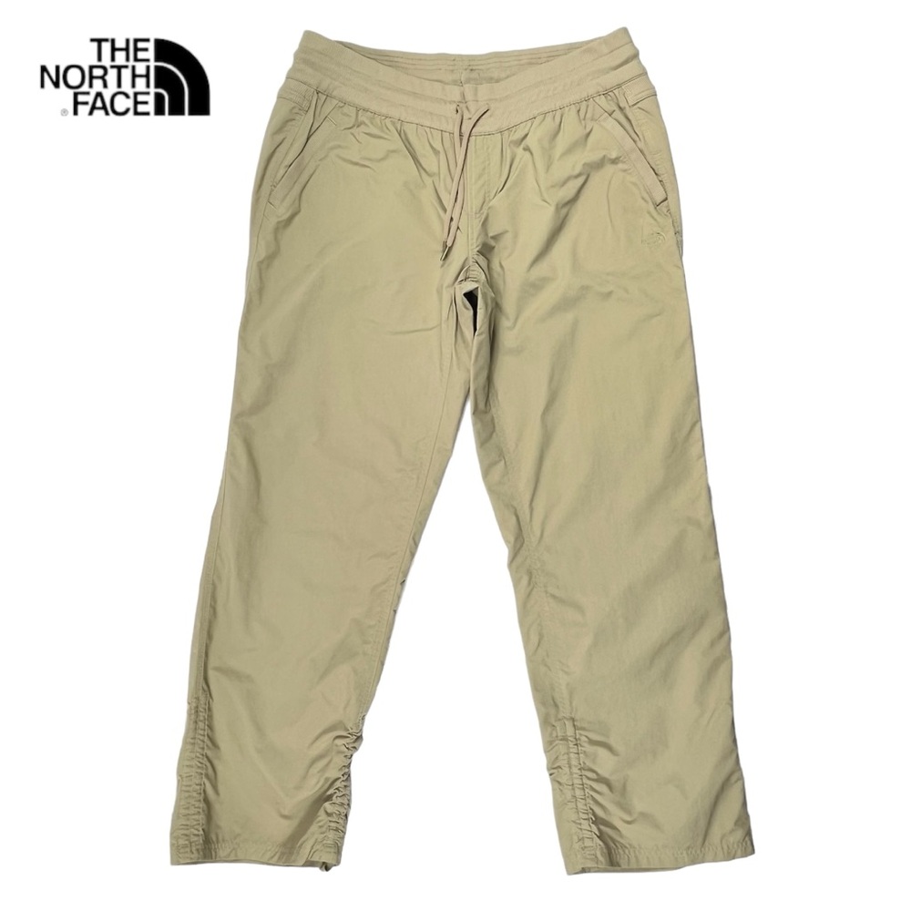 The North Face |‎ Women XL Khaki Softshell Pull-On Drawstring Nylon Hiking Pants